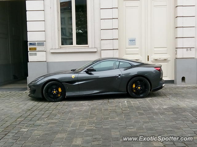 Ferrari Portofino spotted in Brussels, Belgium