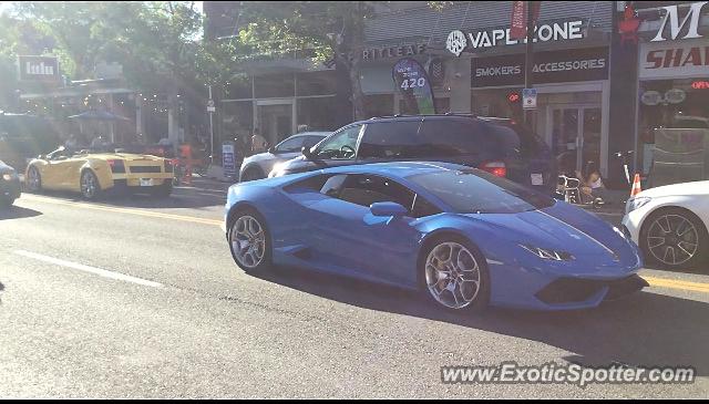 Lamborghini Huracan spotted in Calgary, Canada