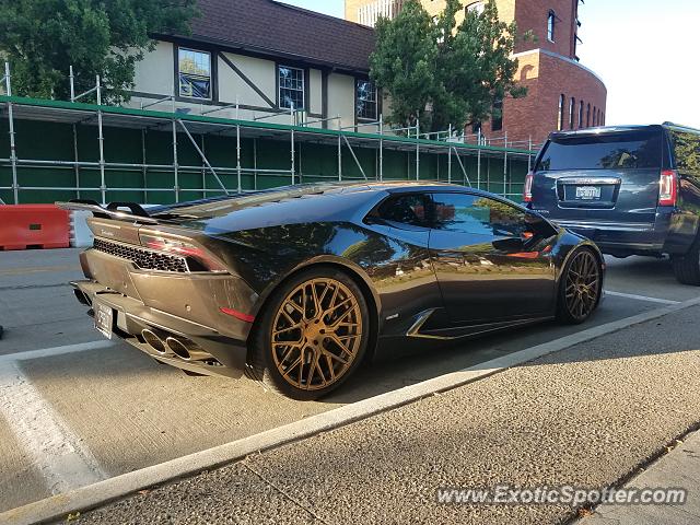 Lamborghini Huracan spotted in Birmingham, Michigan