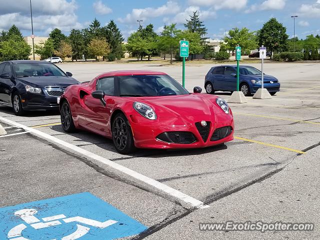 Alfa Romeo 4C spotted in Cleveland, Ohio