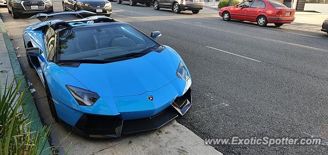 Lamborghini Aventador spotted in Los Angeles, California