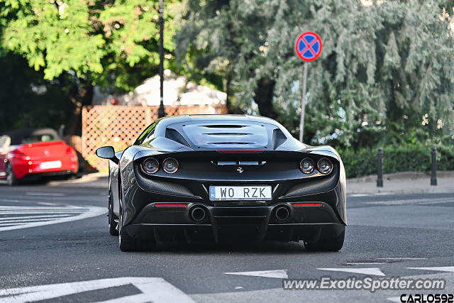 Ferrari F8 Tributo spotted in Warsaw, Poland