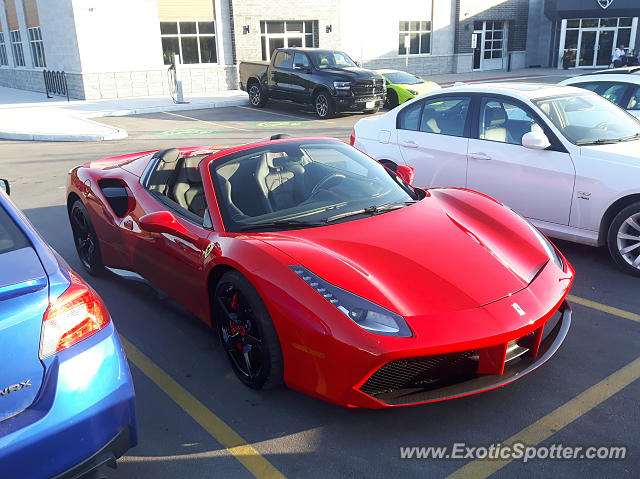 Ferrari 488 GTB spotted in London, Ontario, Canada