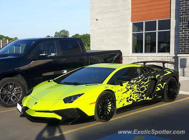 Lamborghini Aventador spotted in London, Ontario, Canada