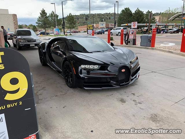 Bugatti Chiron spotted in Denver, Colorado