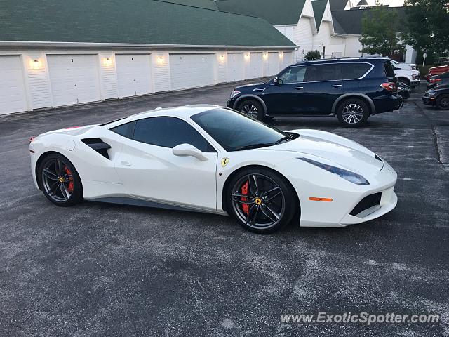 Ferrari 488 GTB spotted in Elkhart Lake, Wisconsin