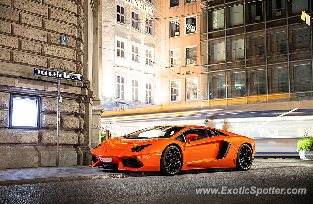 Lamborghini Aventador spotted in Munich, Germany