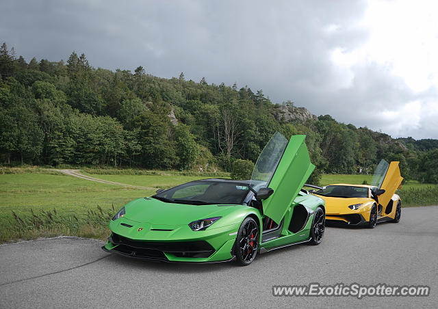 Lamborghini Aventador spotted in Gothenburg, Sweden