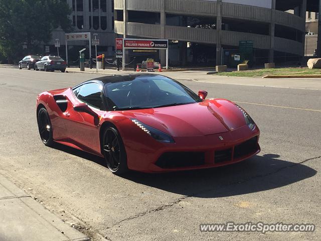 Ferrari 488 GTB spotted in Calgary, Canada