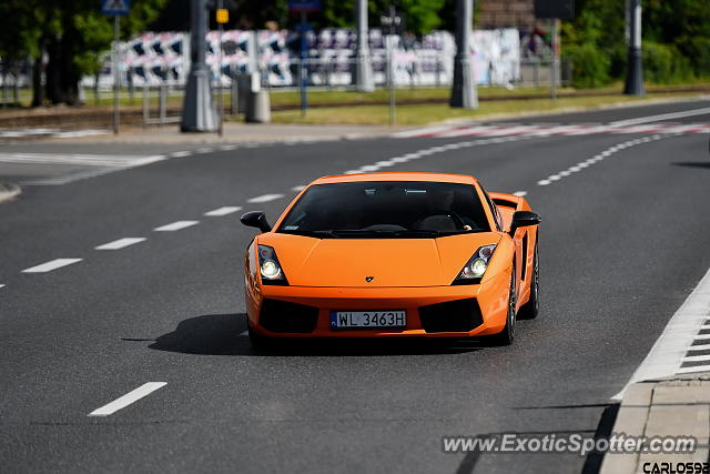 Lamborghini Gallardo spotted in Warsaw, Poland