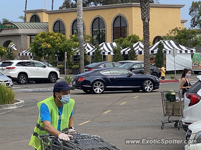 Bentley Continental spotted in Del Mar, California