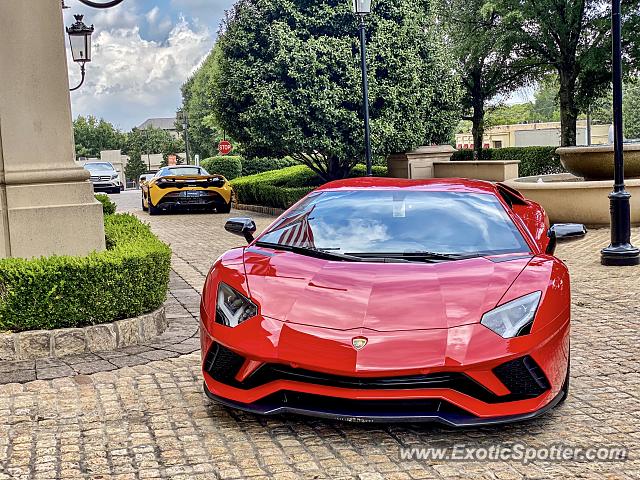 Lamborghini Aventador spotted in Buckhead, Georgia