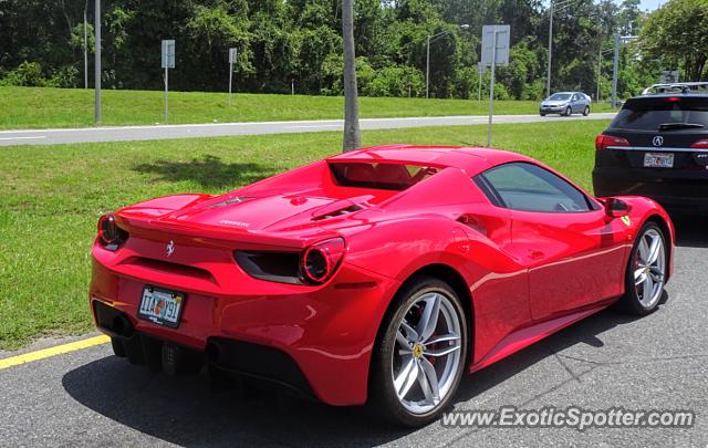 Ferrari 488 GTB spotted in Jacksonville, Florida