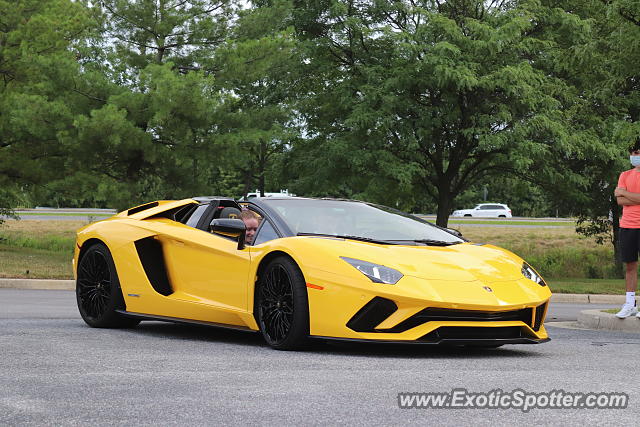 Lamborghini Aventador spotted in Laurel, Maryland