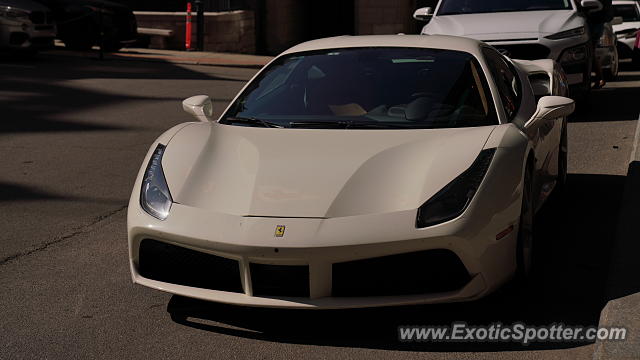 Ferrari 488 GTB spotted in Old Québec city, Canada