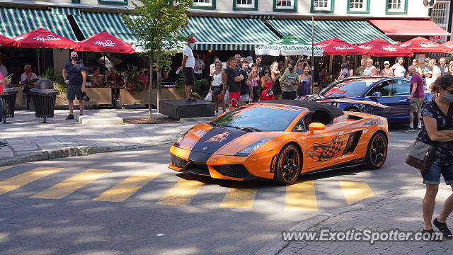 Lamborghini Gallardo spotted in Old Québec city, Canada