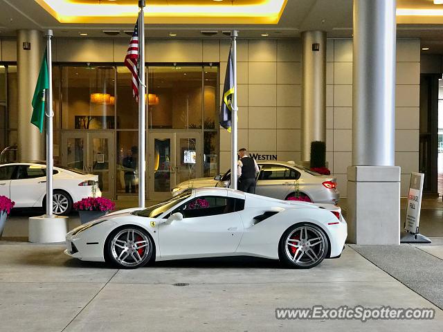 Ferrari 488 GTB spotted in Bellevue, Washington