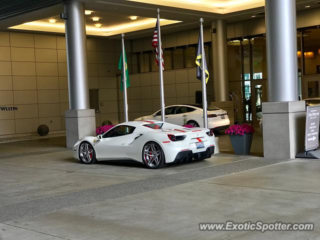 Ferrari 488 GTB spotted in Bellevue, Washington