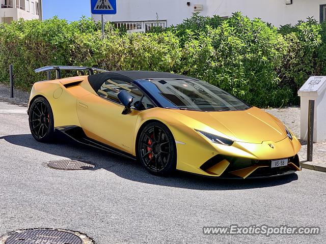 Lamborghini Huracan spotted in Quarteira, Portugal