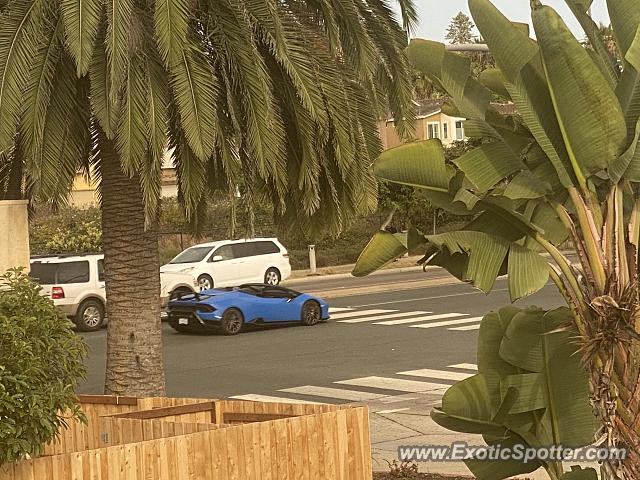 Lamborghini Huracan spotted in Solana Beach, California