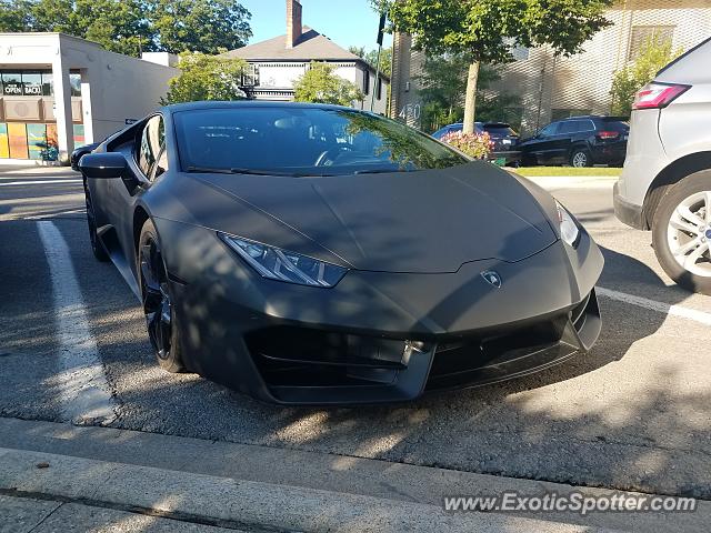 Lamborghini Huracan spotted in Birmingham, Michigan