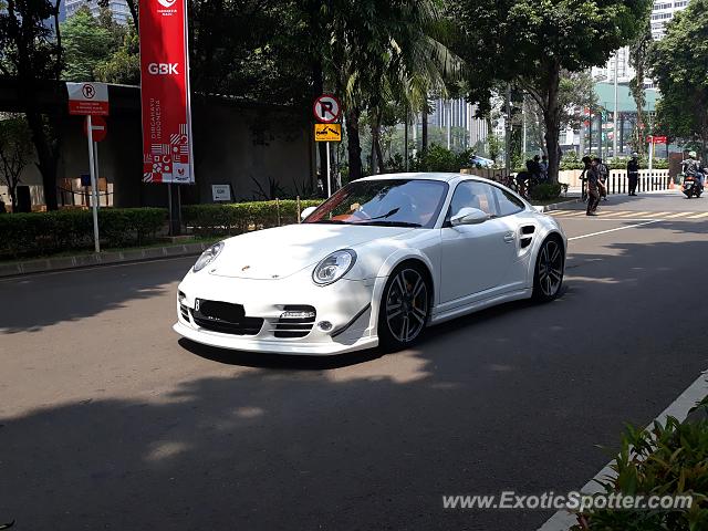 Porsche 911 Turbo spotted in Jakarta, Indonesia