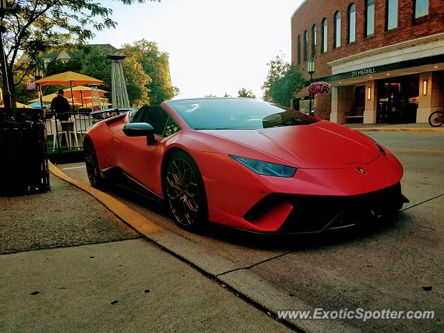 Lamborghini Huracan spotted in Birmingham, Michigan