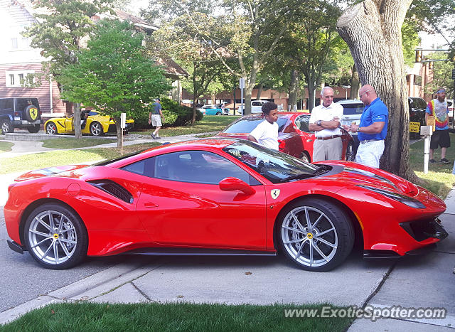 Ferrari 488 GTB spotted in Birmingham, Michigan