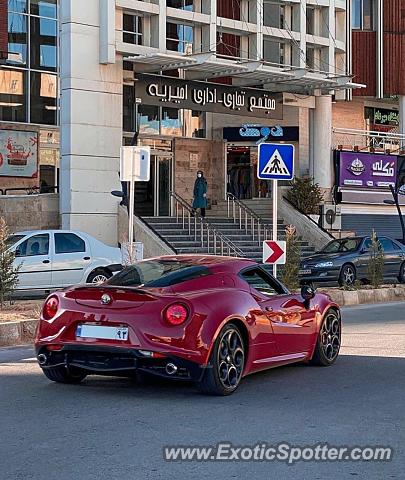 Alfa Romeo 4C spotted in Tehran, Iran
