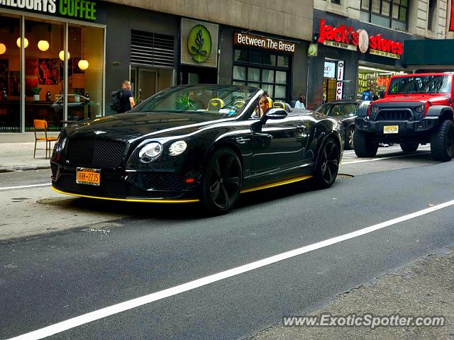 Bentley Continental spotted in Manhattan, New York