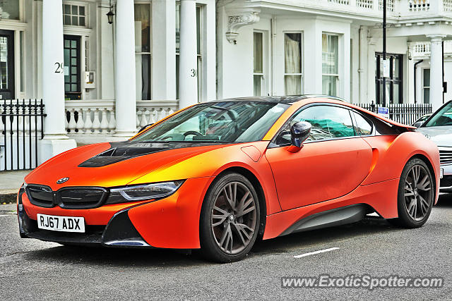 BMW I8 spotted in London, United Kingdom