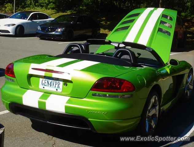 Dodge Viper spotted in Richmond, Virginia