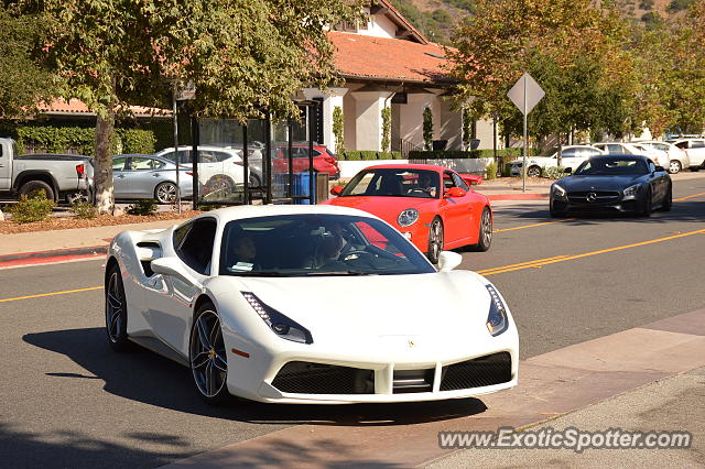 Ferrari 488 GTB spotted in Malibu, California