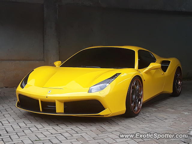 Ferrari 488 GTB spotted in Serpong, Indonesia