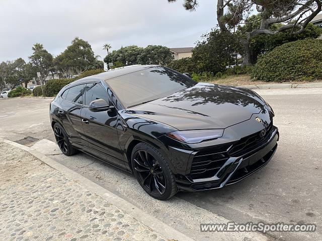 Lamborghini Urus spotted in Del Mar, California