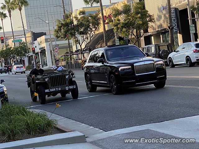 Rolls-Royce Cullinan spotted in Beverly Hills, California