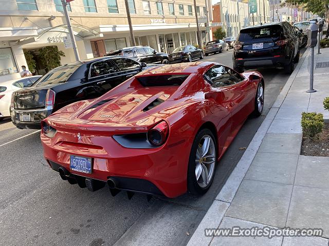 Ferrari 488 GTB spotted in Beverly Hills, California