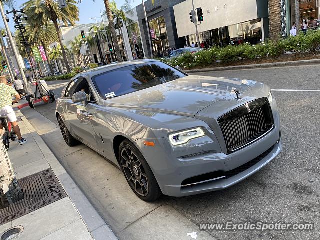 Rolls-Royce Wraith spotted in Beverly Hills, California