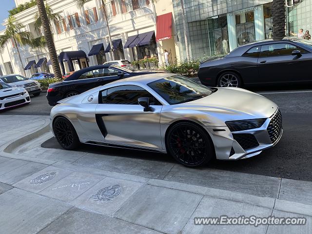 Audi R8 spotted in Beverly Hills, California