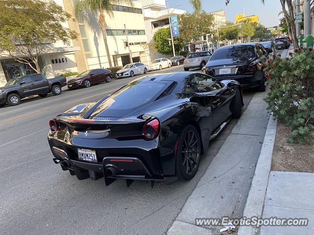 Ferrari 488 GTB spotted in Beverly Hills, California