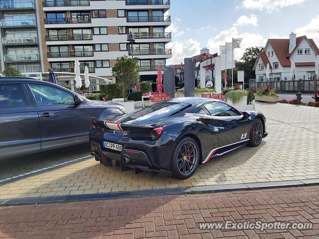 Ferrari 488 GTB spotted in Knokke, Belgium