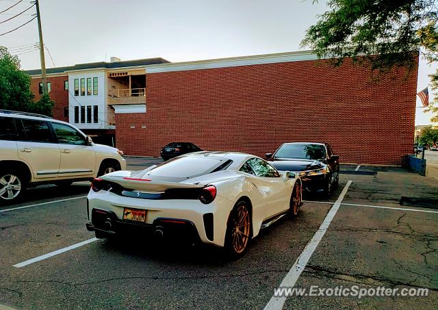 Ferrari 488 GTB spotted in Bloomfield Hills, Michigan