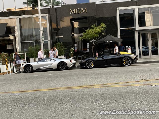Ferrari Monza SP2 spotted in Beverly Hills, California