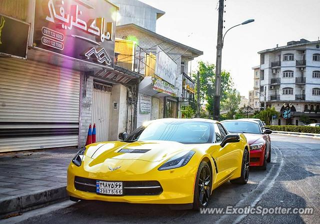 Chevrolet Corvette Z06 spotted in Tehran, Iran