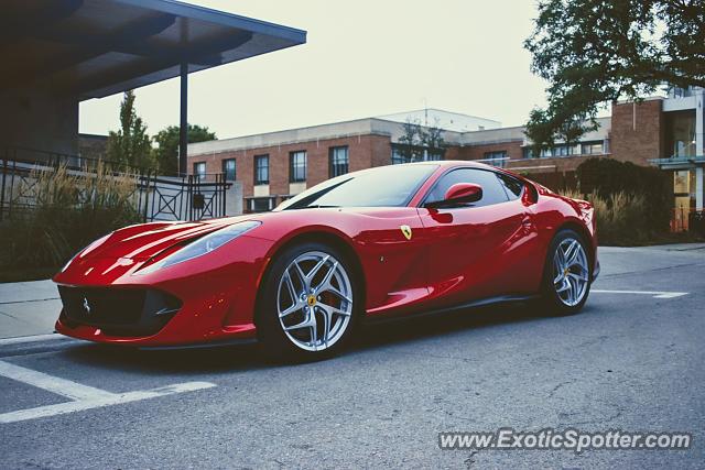 Ferrari 812 Superfast spotted in Bloomfield Hills, Michigan