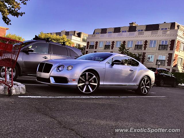 Bentley Continental spotted in Westfield, New Jersey