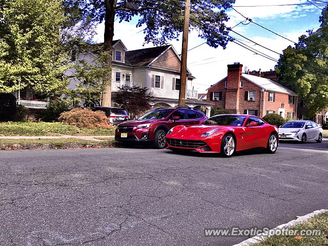 Ferrari F12 spotted in Westfield, New Jersey