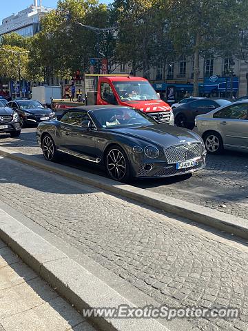 Bentley Continental spotted in PARIS, France