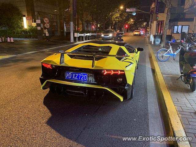 Lamborghini Aventador spotted in Shanghai, China