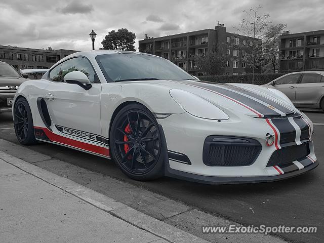 Porsche Cayman GT4 spotted in Wayzata, Minnesota